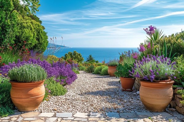 Wie schafft man eine mediterrane Atmosphäre im Garten mit Pflanzen?